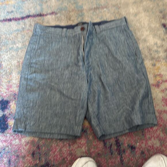 NWT J. Crew Men’s Blue Cotton Stanton Short 9” Shorts‎ Mens Sz 33 - Picture 1 of 6